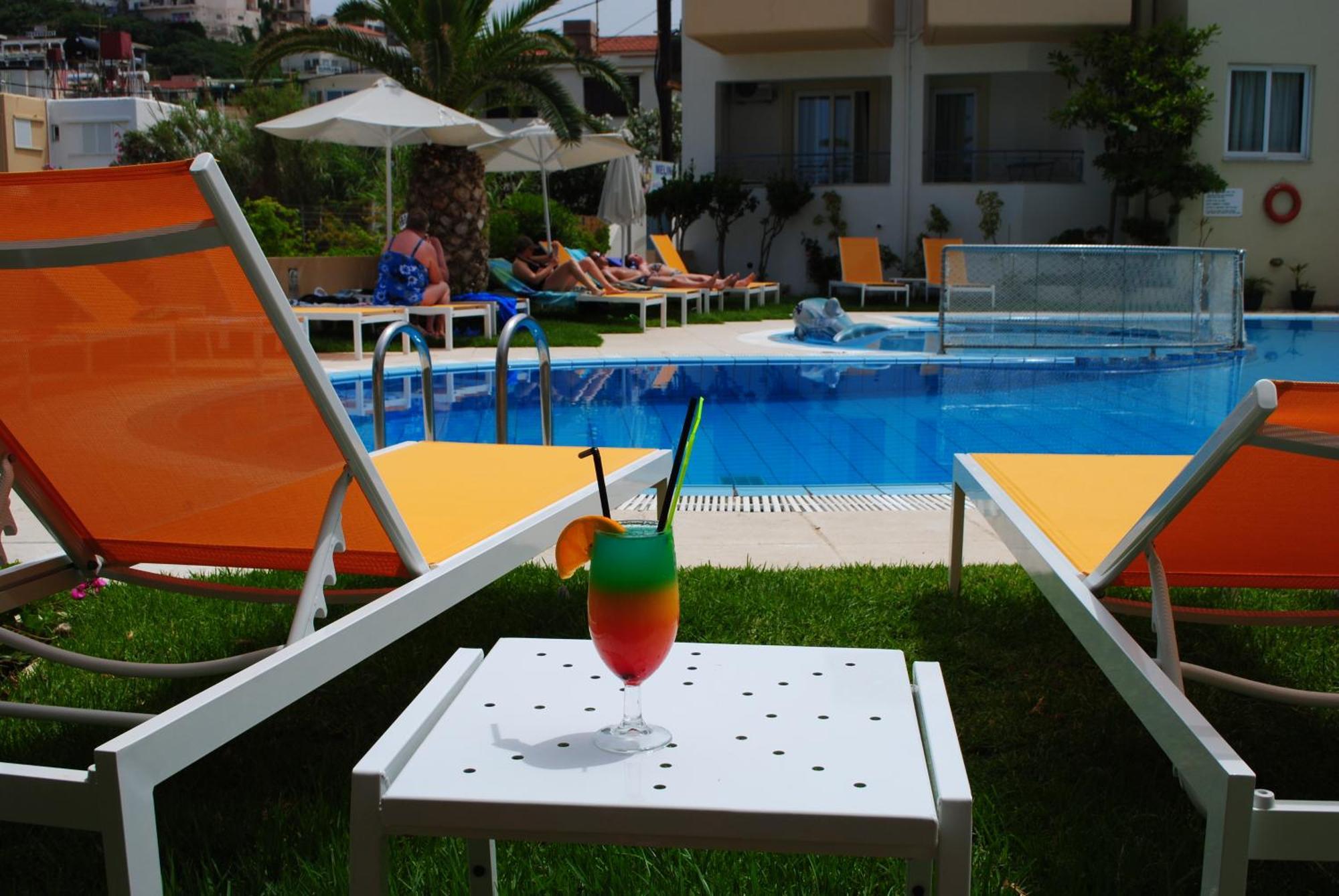 Melina Beach Platanias  Bagian luar foto