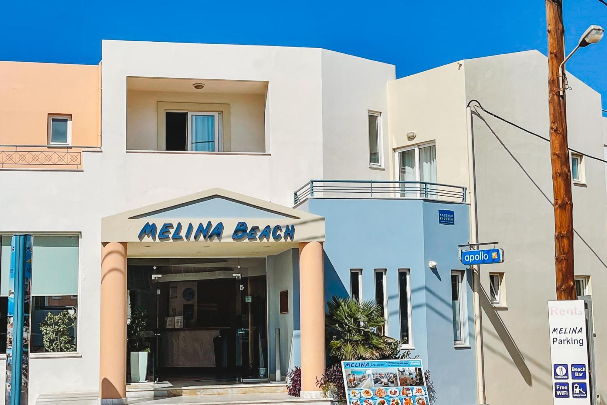 Melina Beach Platanias  Bagian luar foto