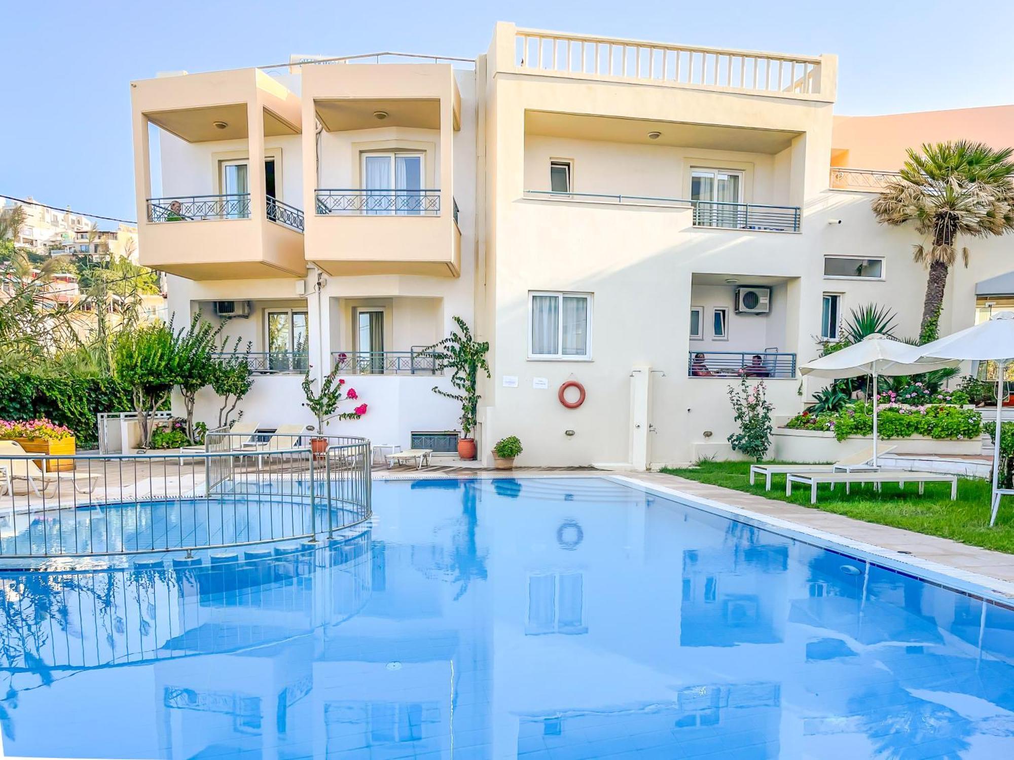 Melina Beach Platanias  Bagian luar foto