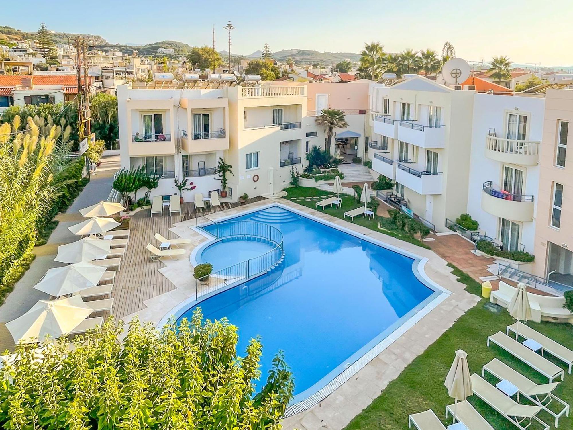 Melina Beach Platanias  Bagian luar foto
