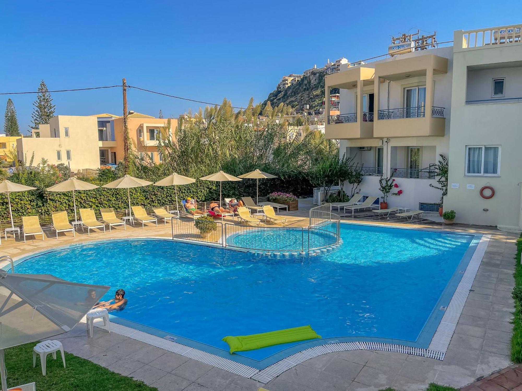 Melina Beach Platanias  Bagian luar foto