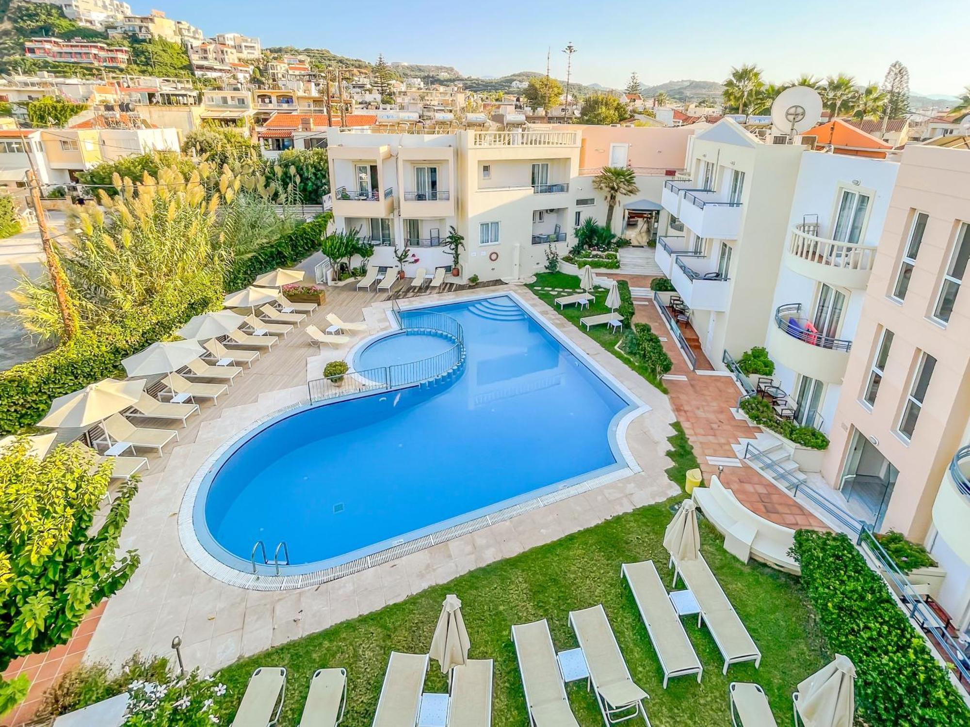 Melina Beach Platanias  Bagian luar foto