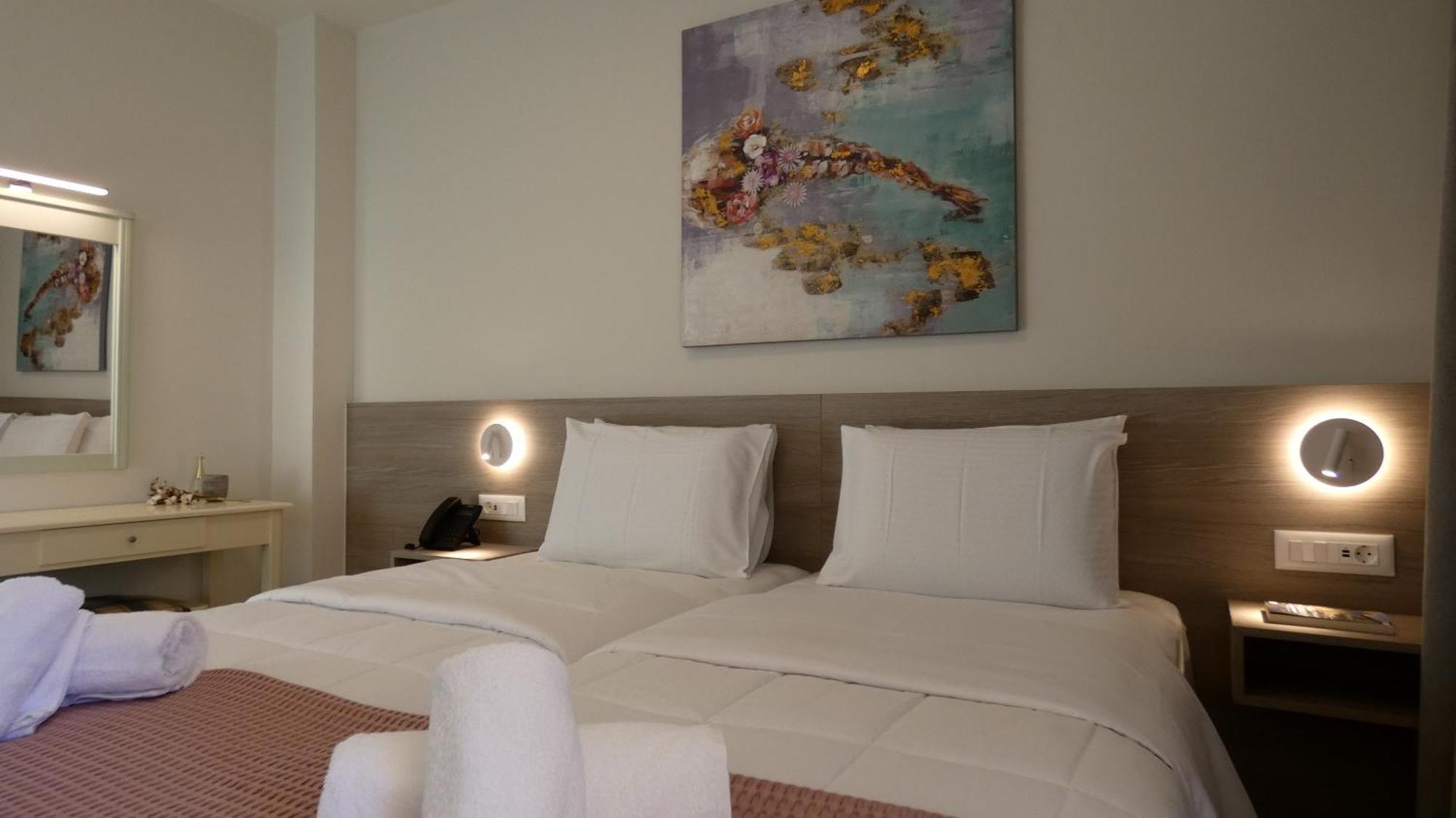Melina Beach Platanias  Bagian luar foto