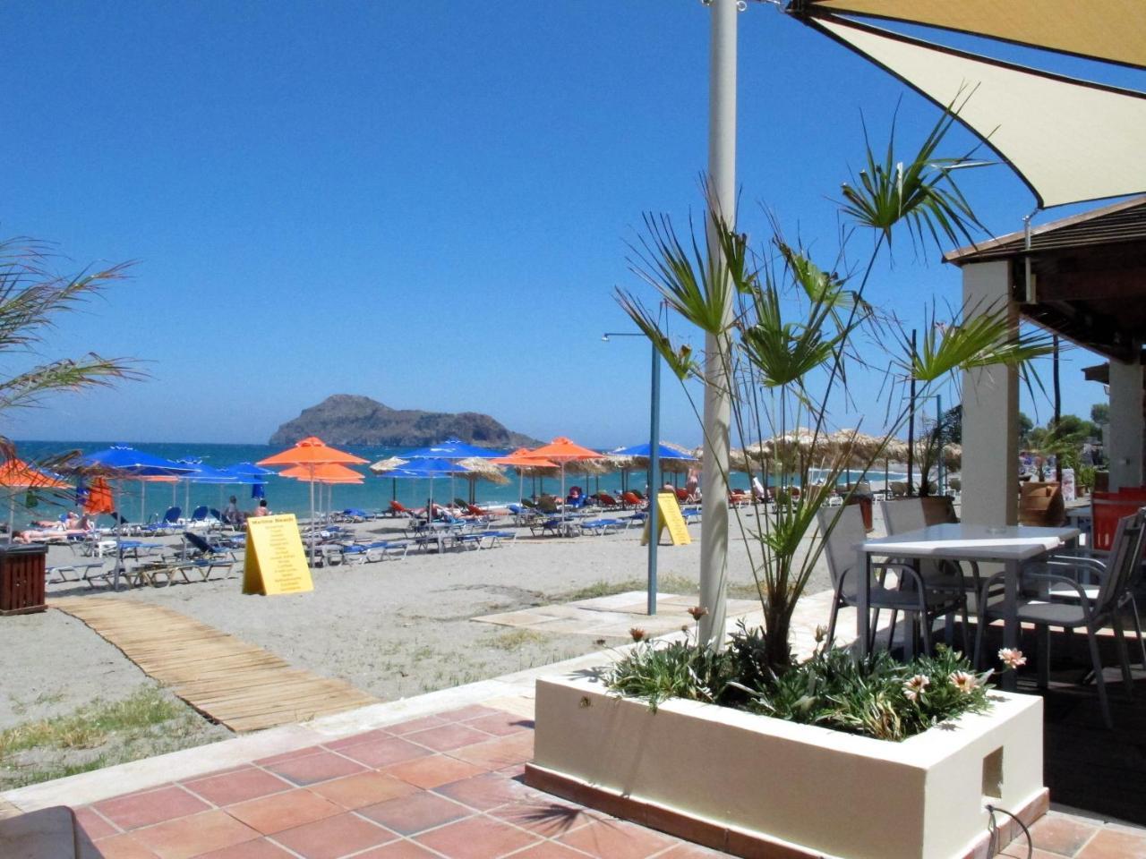 Melina Beach Platanias  Bagian luar foto