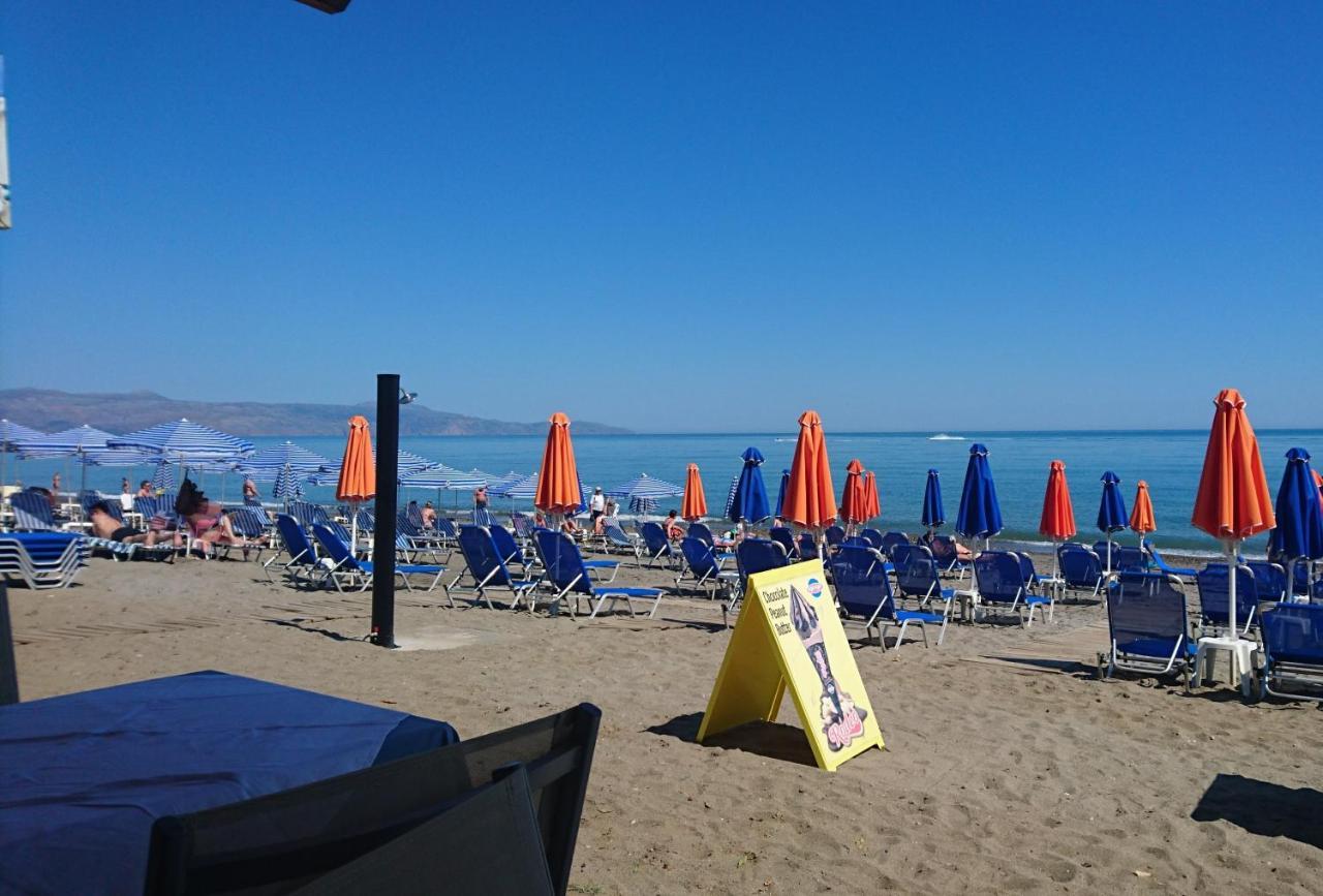 Melina Beach Platanias  Bagian luar foto